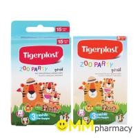 ราคา Tigerplast Zoo Party ไทเกอร์พล๊าส ซูปาร์ตี้ พลาสเตอร์ปิดแผล ชนิดพลาสติก 3 ลายน่ารัก (6877771174)