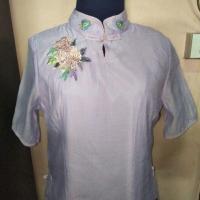 ราคา กี่เพ้ายาวสีม่วงพาสเทล (1867911308)