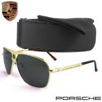 ราคา Polarized แว่นกันแดด แฟชั่น รุ่น PORSCHE UV 8850 C-3 สีทองเลนส์ดำ เลนส์โพลาไรซ์ ขาข้อต่อ สแตนเลส สตีล แว่นตา Sunglasses (2272850147)