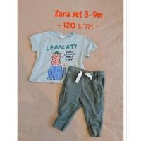 ราคา ชุดเด็กผู้ชาย Zara แท้ เสื้อยืด size6-9m / กางเกง size3-6m (18369084882)