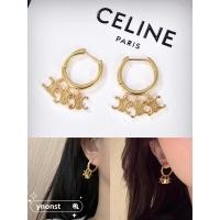 ราคา แบรนด์ใหม่ 100% ของแท้ใหม่ CELINE TRIOMPHE พู่ห้อยต่างหู (23755779151)