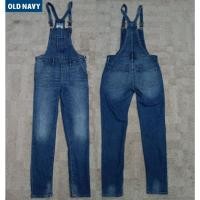 ราคา ชุดเอี๊ยมยีนส์ ชุดเอี๊ยมช่าง ชุดเอี๊ยมแฟชั่น ชุดหมียีนส์ Jeans overalls แบรนด์ Old Navy มือ 2 ของญี่ปุ่น ไซส์ M (29458103005)