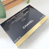 ราคา พร้อมส่ง CHANEL VITALUMIÈRE COMPACT DOUCEUR SPF 10 เบอร์ 20 BEIGE แป้งผสมรองพื้นอัดแข็งเนื้อบางเบา ของแท้ ฉลากไทย (10575431440)