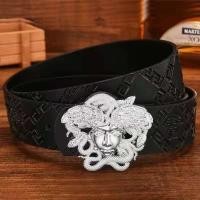 ราคา Versace เข็มขัดหนังวัวแท้ หัวเข็มขัดเรียบ ลําลอง สําหรับผู้ชาย (26351498546)