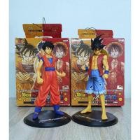 ราคา โมเดล Luffy (ลูฟี่) / Son Goku (ซุนโงกุน) - Dragonball x Onepiece ของแท้แมวทอง DX Banpresto (4145936080)