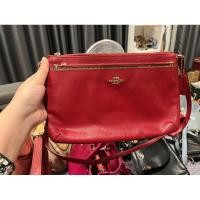 ราคา กระเป๋าสะพายข้าง Coach สีแดง (2189354106)