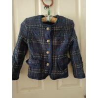 ราคา สูทผ้าทวิต​ ผ้าชาแนล​ สีกรมมีซับใน​ ทรงเกาหลี​ดุมทอง​สำหรับสาวไซส์เล็ก​ XS/S​ อก​31-32นิ้ว​ มีกระเป๋า​3​ใบ​มือ2 (17394005497)