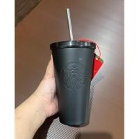 ราคา (สินค้ามีตำหนิ) Starbucks Thailand DOT matt black cold cup 16oz. (18896593777)