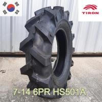 ราคา TIRON ยางรถไถขอบ 14 นิ้ว 7-14 6PR รุ่น HS501A คุณภาพสูงจากเกาหลี สำหรับรถไถ รถแทรกเตอร์ คูโบต้า ยันม่า นิวฮอลแลนด์ ทุกยี (25817549012)