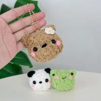 ราคา พวงกุญแจนุ่มนิ่มลายหมี แพนด้า กบ *อัพเดทโซ่ไข่ปลาคละสี ตุ๊กตาถักโครเชต์ไหมพรมขนแกะ งาน งานถักนุ่มนิ่ม (22816622258)