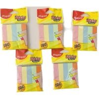 ราคา กระดาษสติ๊กโน้ตอินเด็กซ์ มาเพ็ด 5สี (22786467597)