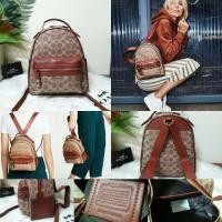 ราคา COACH 32715 CAMPUS BACKPACK 23 IN SIGNATURE CANVAS กระเป๋าเป้แบรนด์เนมโค้ชแท้สีน้ำตาลลายC (7136932766)