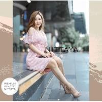 ราคา มือ1ป้ายNITTAYA สวยหวาน น่ารักสดใส ใส่ง่าย ใส่สบายต้องชุดนี้ งานจริงสวยไม่จกตา (3676891538)
