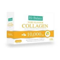 Hi-Balanz Yusu Flavour Collagen 10000mg ผลิตภัณฑ์เสริมอาหาร ยูซุ เฟลเวอร์ คอลลาเจน 5 ซอง