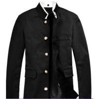 ราคา เสื้อนักเรียนญี่ปุ่น เสื้อคลุมคอจีน cosplay คอสเพลย์ สีดำ (15494065100)