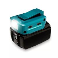 ราคา Portable 14.4V /18V LED Light Li-ion Battery Dual USB Battery Converter for Makita (7654537657)