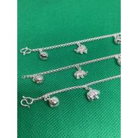 ราคา สร้อยข้อมือเงิน80% ลายช้างสลับกระดิ่ง งานยอดนิยมขายดี✨✨ (13496157069)