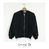 ราคา 180THB ∣ Black Bomber Jacket • แจ็กเก็ต สีดำ (733318215)