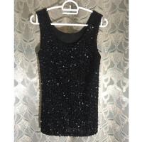 ราคา เสื้อกล้ามสีดำปักเลื่อม (746262649)
