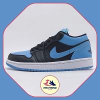 ราคา รองเท้าผ้าใบ BEST QUALITY Air _ Jordan 1 LowBlack University Blue 553558_ _ Nike _ รองเท้า FULLBOX (25484771841)