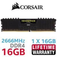 ราคา 16GB (16GBx1) DDR4/2666 RAM PC (แรมพีซี) CORSAIR VENGEANCE LPX (CMK16GX4M1A2666C16) Warranty LT (2119265596)