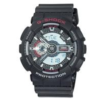 ราคา CASIO นาฬิกาข้อมือ G-shock สายเรซิ่นรุ่นGA-110-1ADR-Black (340011975)