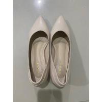 ราคา รองเท้าคัชชูpenneสีครีมส้นสูง2นิ้วใส่ออกงาน รองเท้าส้นสูงทำงานเพื่อสุขภาพ รองเท้าผู้หญิงส้นแหลม รองเท้าสมัครแอร์โฮสเตส (28957573937)