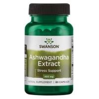 ราคา Swanson Ashwagandha Extract 450 mg [ 60 Capsules ] now foods Ashwagandha, now Ashwagandha (8022273408)