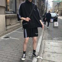 ราคา เสื้อวอร์ม + กางเกงวอร์มขาสั้นผู้ชาย สไตล์แฟชั่นเกาหลี (4041840928)