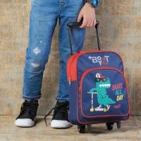 ราคา กระเป๋าสะพายหลังแบบมีล้อลาก(ลายไดโนเสาร์) (4214352295)