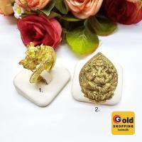 ราคา แหวนทองเหลืองแท้ คละแบบ แหวนหัวมังกร, แหวนพระพิฆเนศ เสริมบารมี เสริมสิริมงคล ใส่ออกงานได้ แหวนสายมู (21981924739)