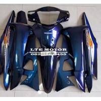 ราคา เฟรมชุดสี honda wave 100s รุ่น u box มีกล่องเก็บของใต้เบาะสีเอฟเฟค 3 มิติ (5997936498)