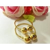 ราคา กำไลข้อเท้าลายกระดิ่งทองเหลืองแท้ (4416862048)