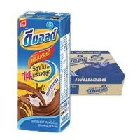 ราคา ดัชมิลล์ ดีมอลต์ รสช็อกโกแลต 180มล. x48กล่อง นมช็อกโกแลต นม (24562793302)