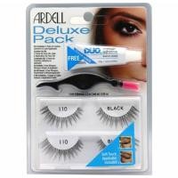 ราคา ขนตาปลอม Ardell ✨ Deluxe Pack Set 3 Items #110 Black (10685942271)