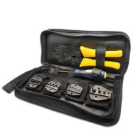 ราคา ชุดคีมย้ำหางปลา สลิปต่อสาย แบบสลับหัวได้CRIMPING TOOLS KIT ชุดคีมย้ำหางปลา สลิปต่อสาย แบบเปลี่ยนหัวได้ 5 แบบ (13730861626)