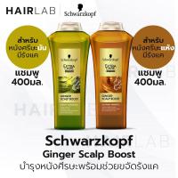 ราคา พร้อมส่ง Schwarzkopf Extra Care GINGER SCALP Boost Shampoo 400ml ชวาร์สคอฟ เอ็กซ์ตร้า แคร์ จินเจอร์ สแคลพ์ บูสท์ แชมพู บำรุงหนังศีรษะ ขจัดรังแค หนังศรีษะมัน หัวมัน ผมมัน ผมแห้ง (15319992576)