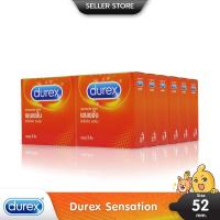 ราคา Durex Sensation ถุงยางอนามัย แบบปุ่ม ผิวไม่เรียบ มีปุ่มเยอะ เพิ่มความรู้สึก ขนาด 52 มม. บรรจุ 12 กล่อง (36 ชิ้น) (314150155)