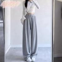ราคา สีขาวสีเทากางเกงกีฬาผู้หญิงเอวสูงบางตรงขากางเกงขากว้างกางเกงลำลองJogger JN (29507774959)