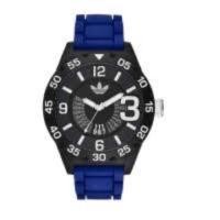 ราคา ADIDAS MEN'S 48MM BLACK RUBBER BAND PLASTIC CASE QUARTZ ANALOG WATCH ADH3112 (561225940)