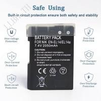 ราคา 2050mAh EN-EL14 ENEL14 EN-EL14A EL14A Battery for Nikon P7200 P7700 P7100 D3100 D3200 D3300 D5100 D5200 D5500 D5600 D530 (27651372226)
