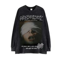 ราคา เสื้อยืดแขนยาวพิมพ์ลายเท่ๆ (24457083777)