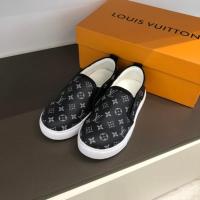 ราคา 0928 Louis Vuitton รองเท้าผ้าใบหนังแบบสวมสำหรับเด็กผู้ชายเด็กผู้หญิง unisex พร้อมกล่องต้นฉบับ (24407981080)