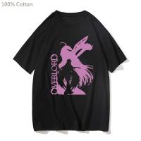 ราคา สวยมาก a T-shirt เสื้อยืดแขนสั้น พิมพ์ลายกราฟฟิค Overlord Iv Albedo สีม่วง สไตล์สตรีท สําหรับผู้ชายS-5XL (22157759607)
