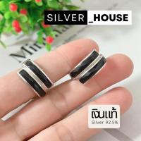 ราคา แหวนเงินแท้ 92.5% แหวนหัวนิลแท้ แบบไขว้ สวยมากค่ะ (28252832514)