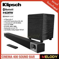 ราคา Klipsch Cinema 400 2.1 Sound Bar and Wireless Subwoofer ลำโพงซาวด์บาร์ รับประกันศูนย์ 1 ปี (23403381311)