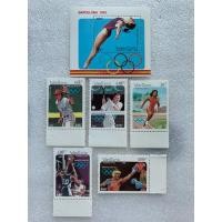 ราคา แสตมป์ลาวชุดกีฬาโอลิมปิก ปี1992 ครบชุดแสตมป์5ดวง+แผ่นชีท (25720427819)