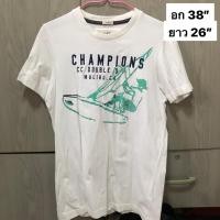 ราคา เสื้อยืด cc-oo ของแท้ % ไซร์ s ชาย (18921789801)