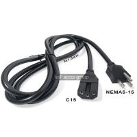 ราคา สายไฟ AC POWER NEMA5-15 / C15 (3x1.5mm)ยาว 1.8เมตร UPS (14622752388)
