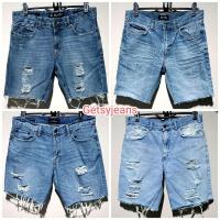 ราคา ราคาถูกสุดในShopeeยีนส์สามส่วน♂️ชาย/♀️หญิง วินเทจแต่งขาด Size 24-58 #กางเกงขาสั้น #กางเกงยีนส์ผู้ชาย #กางเกงผู้ชาย (26459077918)